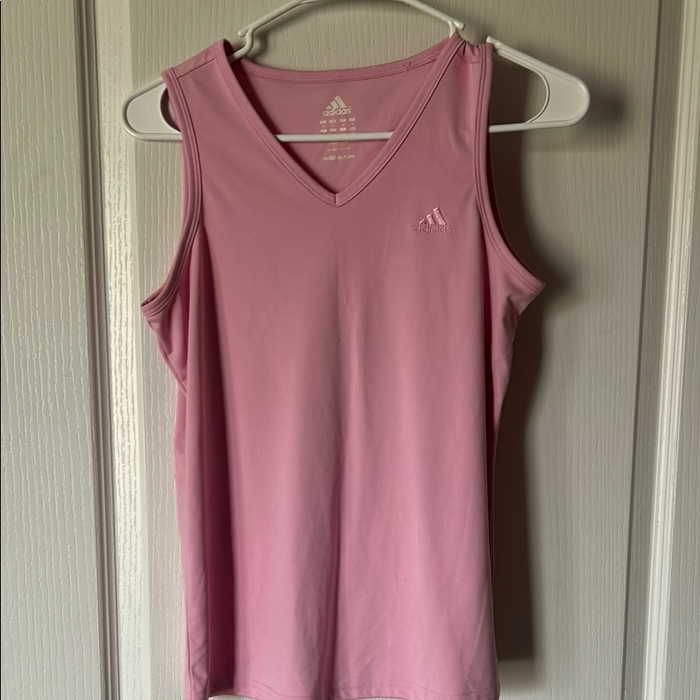 Adidas Women's Pink Sleeveless Top